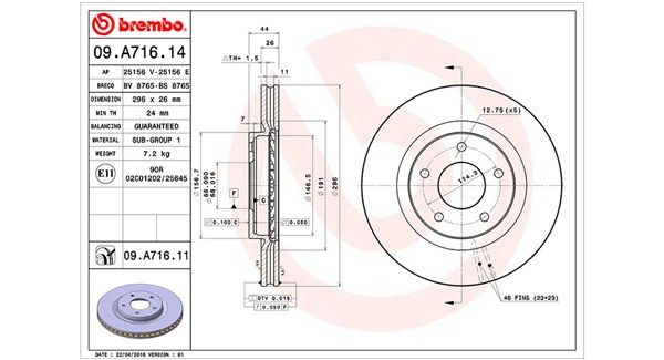 MAGNETI MARELLI Тормозной диск 360406103100